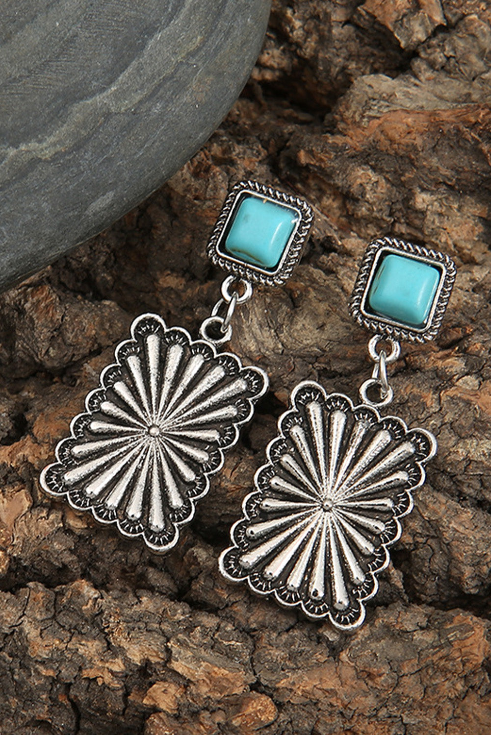 Retro Turquoise Inspired Earrings