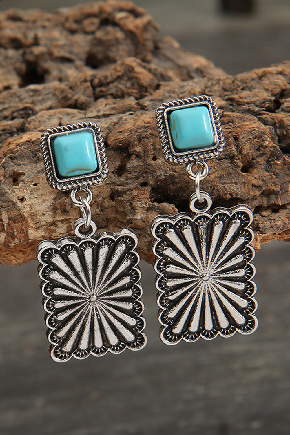 Retro Turquoise Inspired Earrings