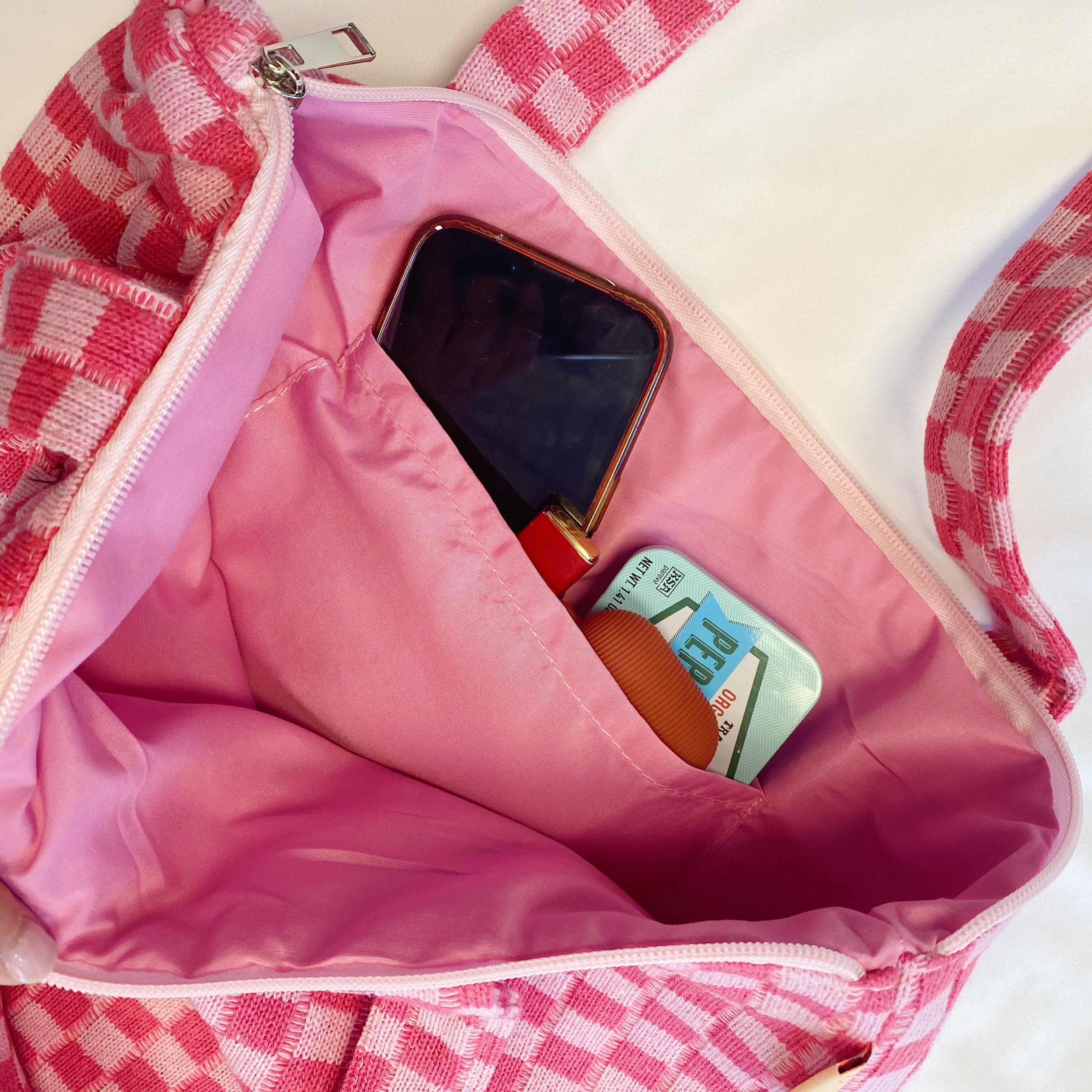 Fast Lane Zipped Tote Bag