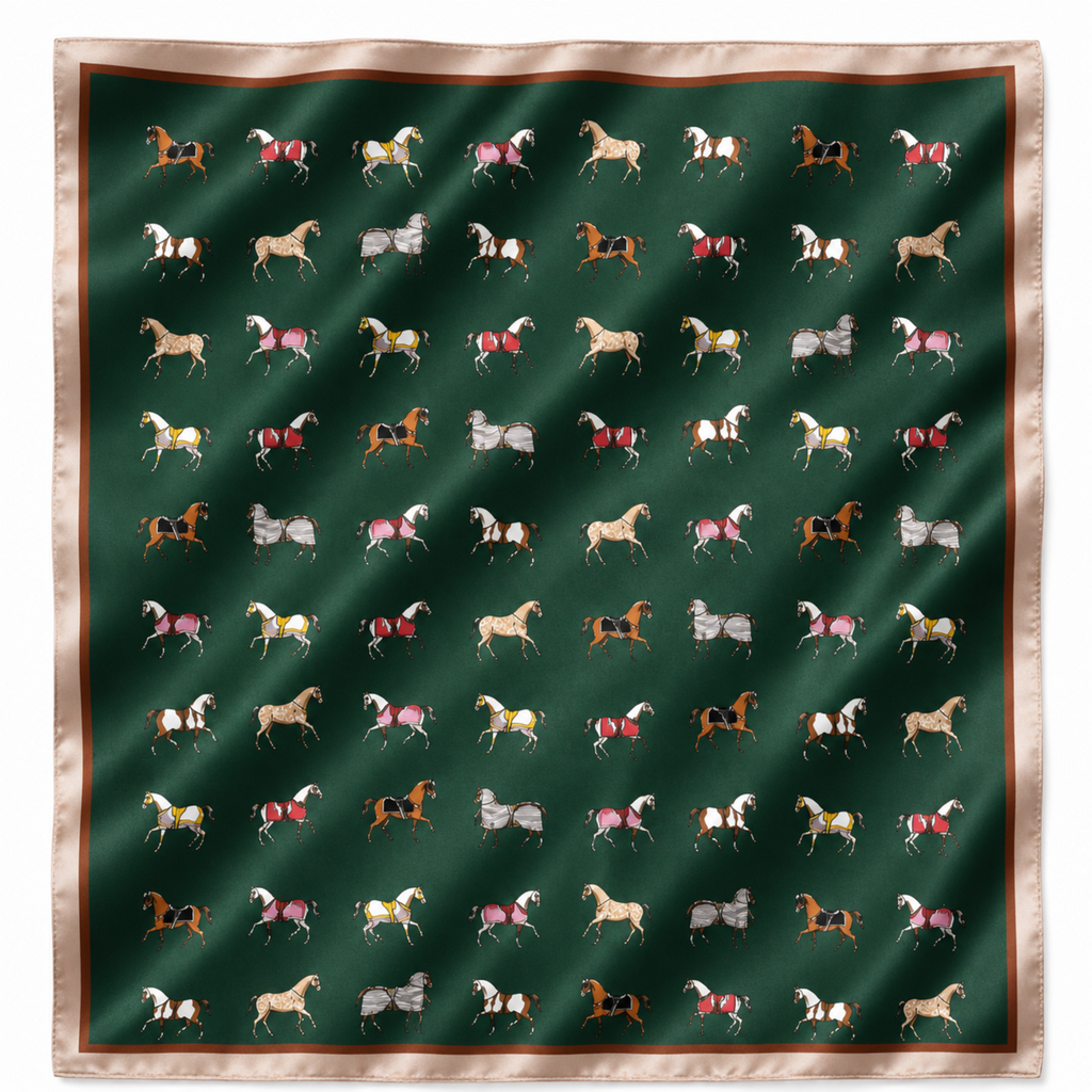 Satin Wild Rag - Equestrian Horse