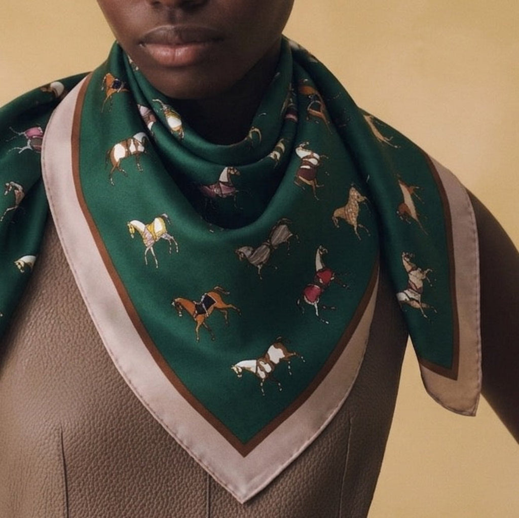 Satin Wild Rag - Equestrian Horse