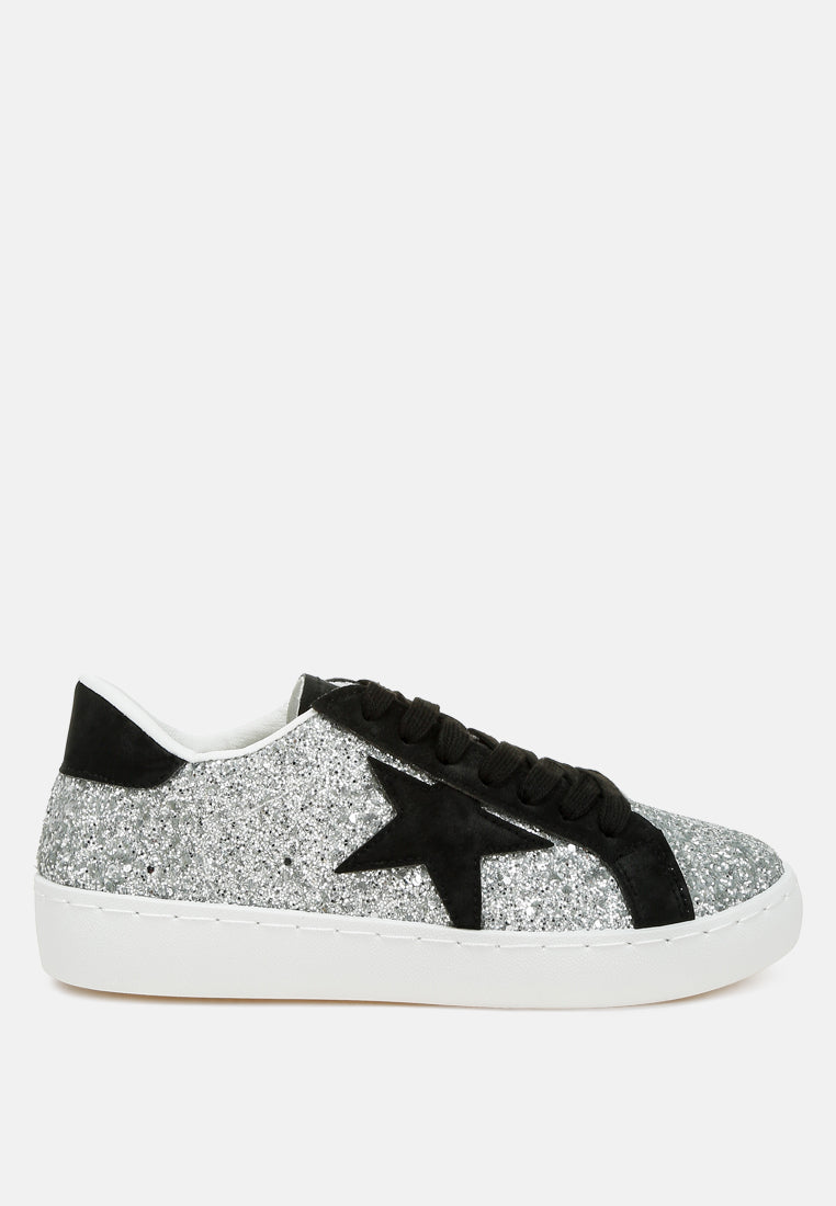 Glitter Star Chunky Sneakers