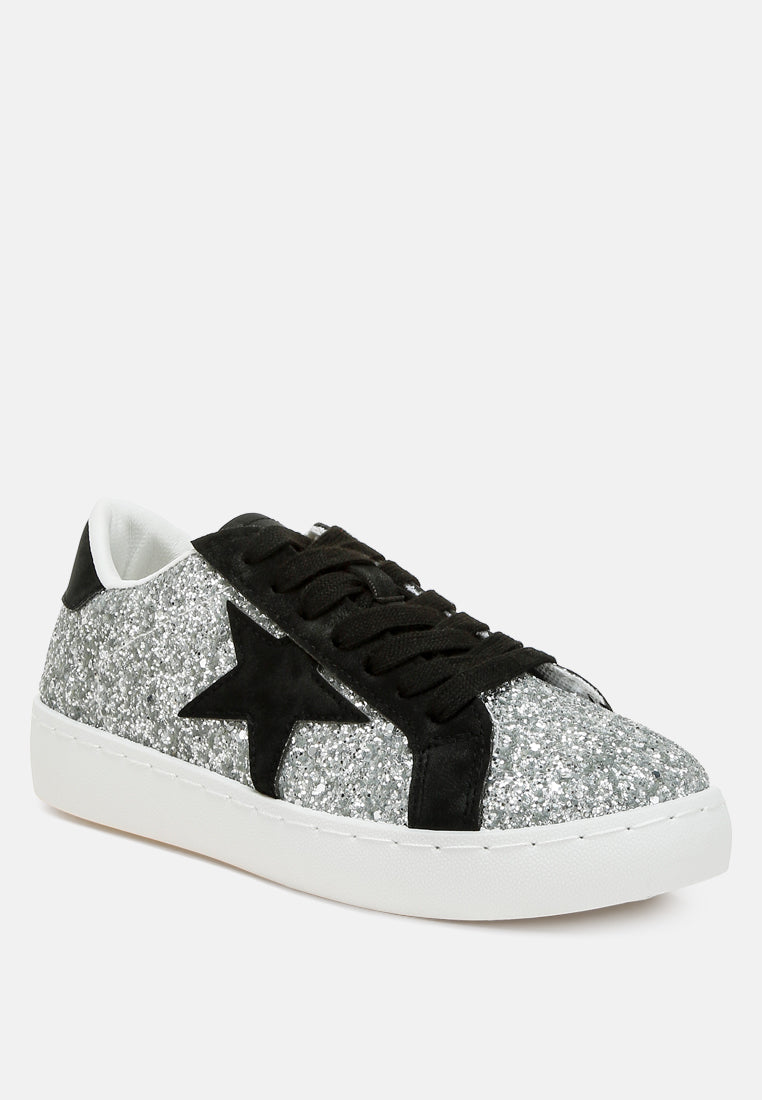 Glitter Star Chunky Sneakers