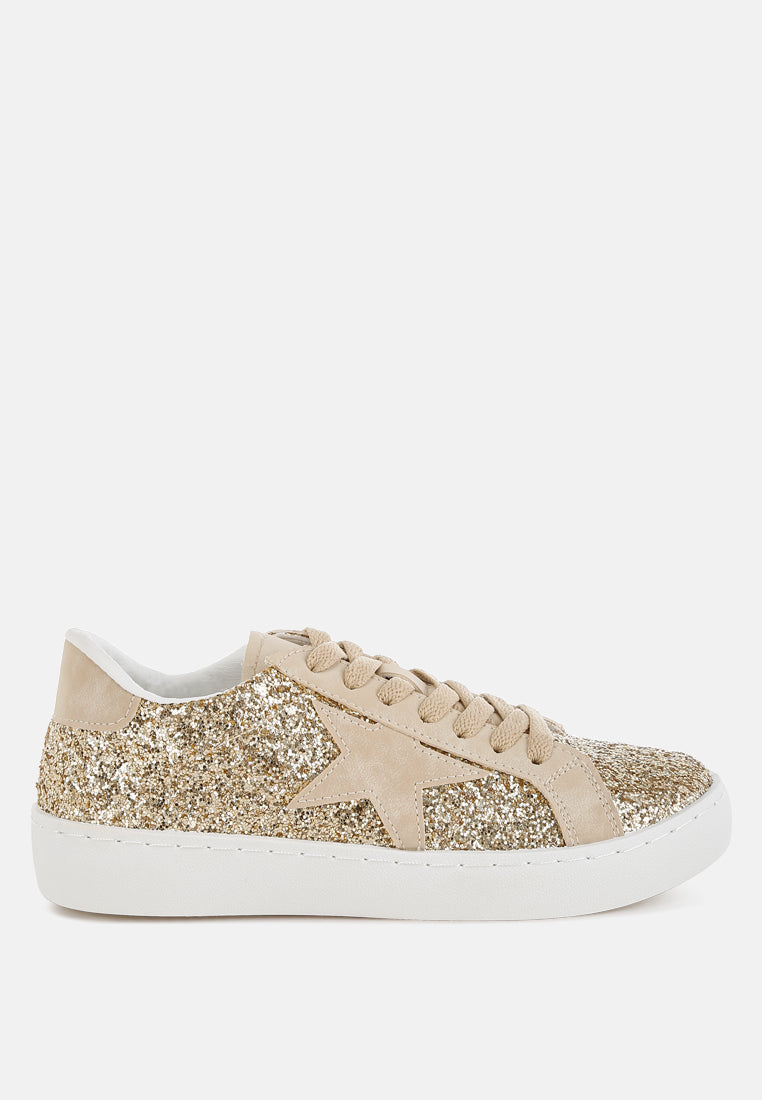 Glitter Star Chunky Sneakers