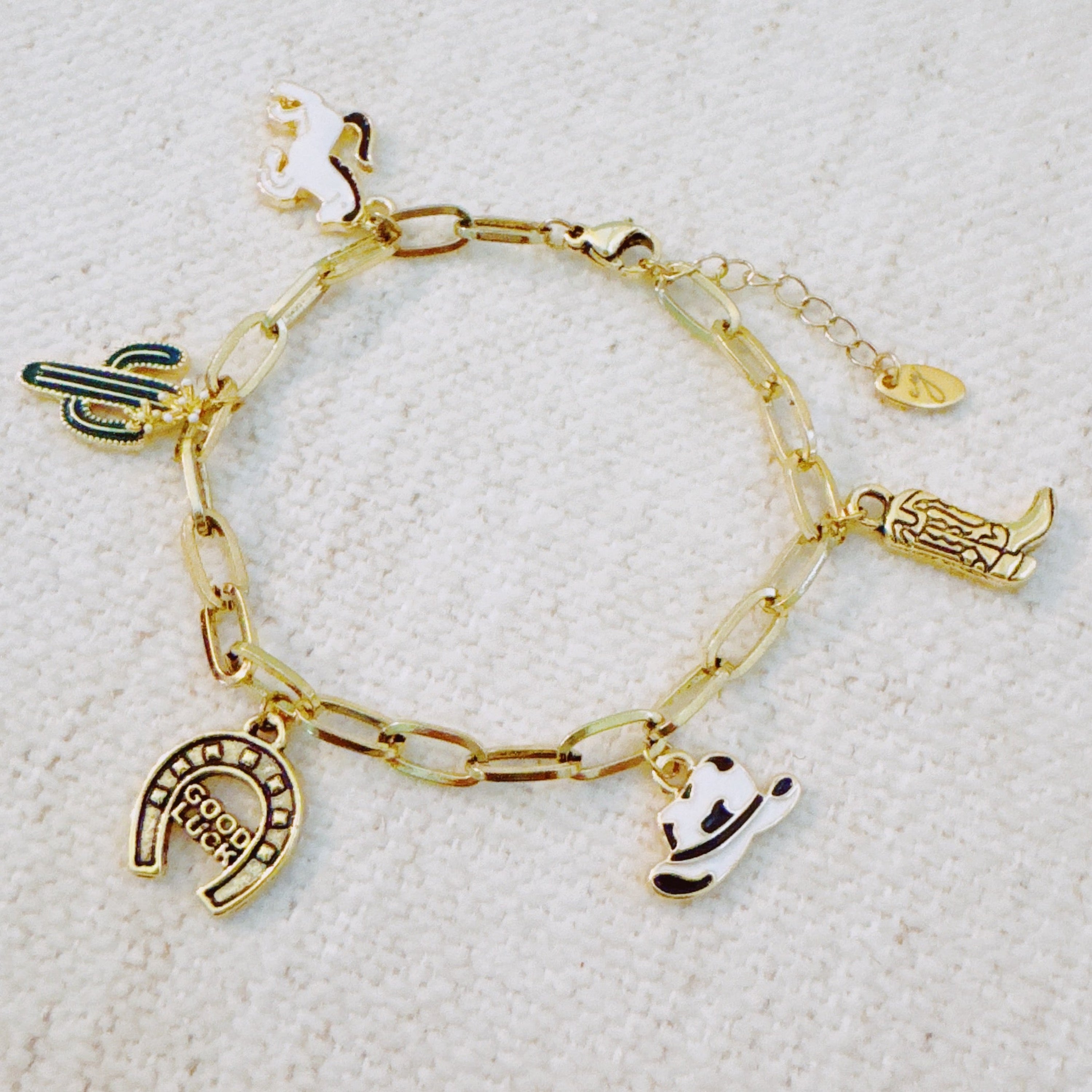 Yeehaw Rodeo Charm Bracelet