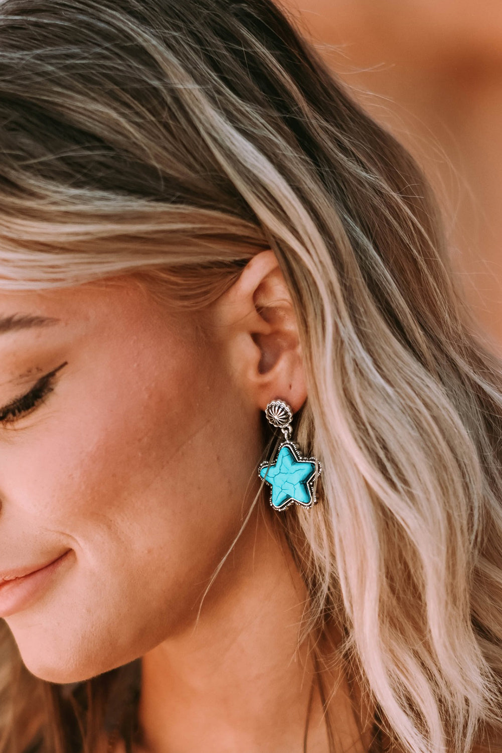 Star Studded Western Earrings