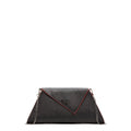Black Leather Clutch Bag