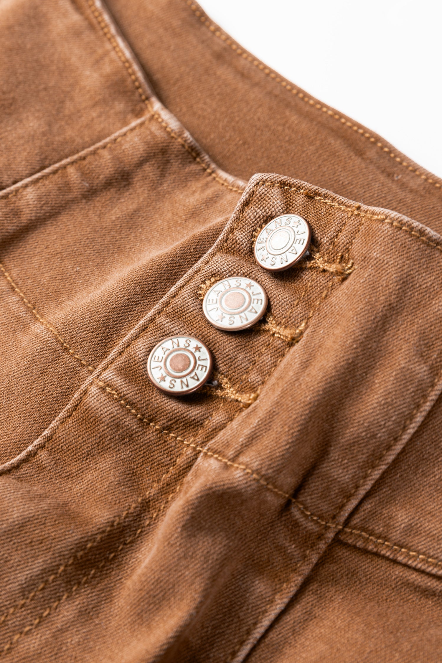 High Waist Raw Hem Flare Jeans